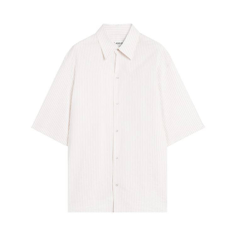 Lanvin Folded Short-Sleeve Shirt "Redwood"