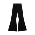 Palm Angels Logo Tape Lurex Pants "Black/Black"