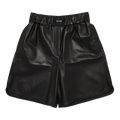 Palm Angels Monogram Leather Shorts "Black"