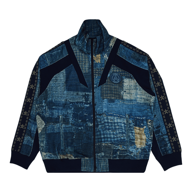 Paris Saint-Germain x EDIFICE Japan Boro Printed Jacket "Navy"