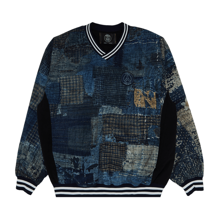 Paris Saint-Germain x EDIFICE Japan Boro Printed Piste "Navy"