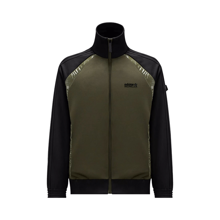 Moncler x adidas Acetate Zip Up Sweatshirt "Black/Green"