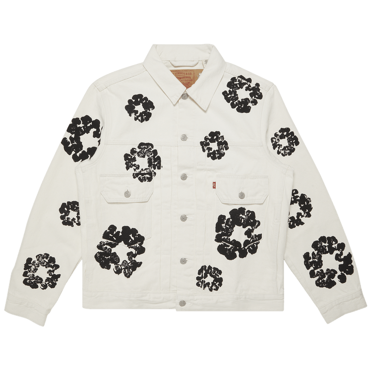 Denim Tears Type II All Over Wreath Jacket "White"