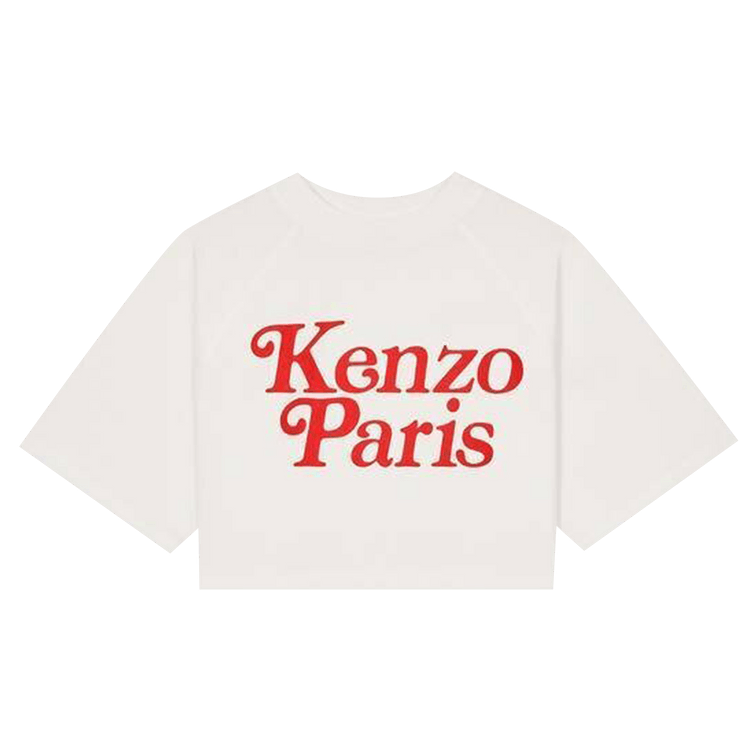 Kenzo x Verdy Boxy Cropped T-Shirt "Off White"