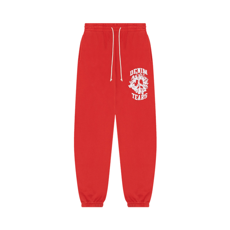 Denim Tears University Sweatpants "Red"