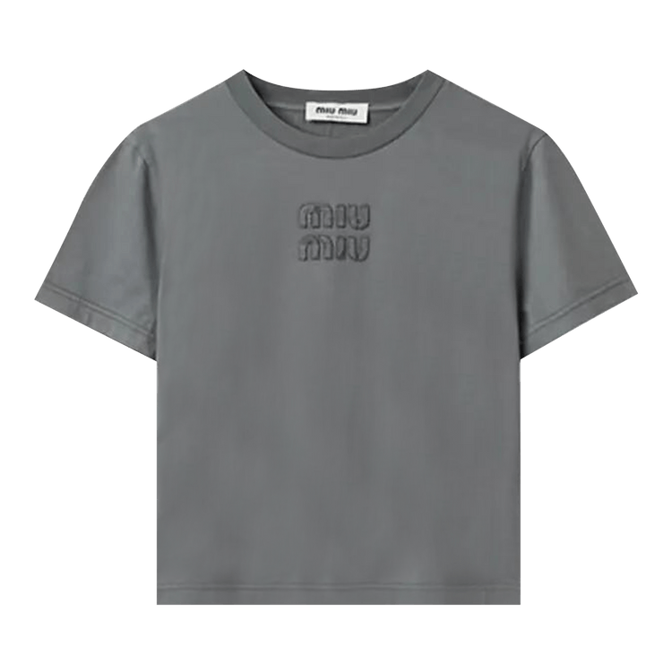 Miu Miu Girocollo Jersey "Ferro"