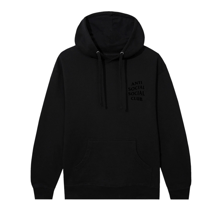 Anti Social Social Club Cancelled Hoodie "Black"