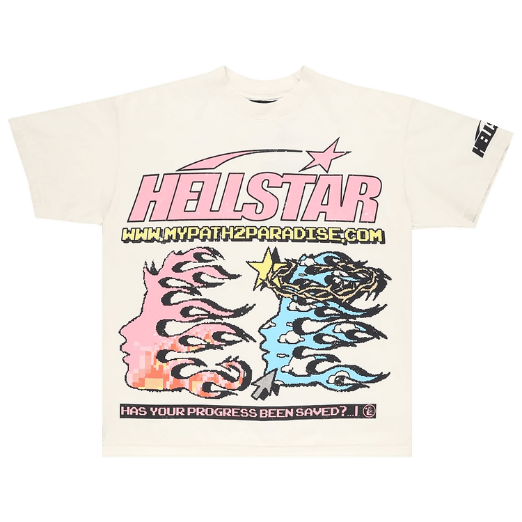 Hellstar Pixel T-Shirt "White"