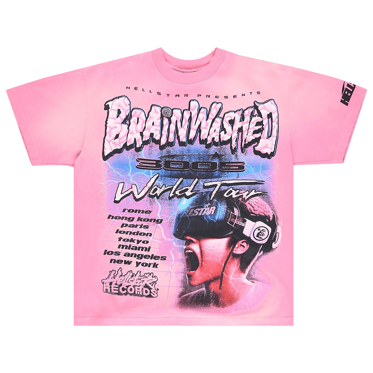 Hellstar Brainwashed T-Shirt "Pink"