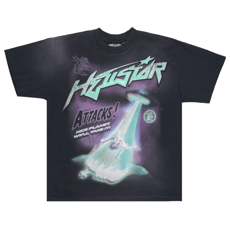 Hellstar Attacks T-Shirt "Black/Green"