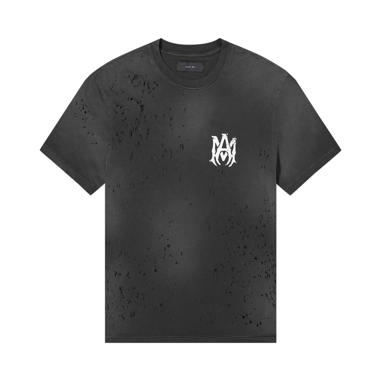 Amiri Washed Shotgun Tee "Black"