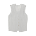 Homme Plissé Issey Miyake Basic Vest "Light Grey"