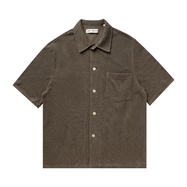 Our Legacy Box Short-Sleeve Shirt "Muck Boucle"