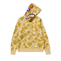 BAPE Color Camo Shark Pullover Hoodie "Yellow"