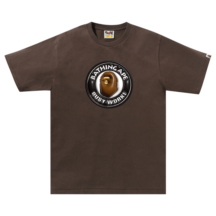 BAPE 3D Busy Works Tee "Brown"