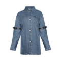 Coperni Open Elbow Jacket "Washed Blue"