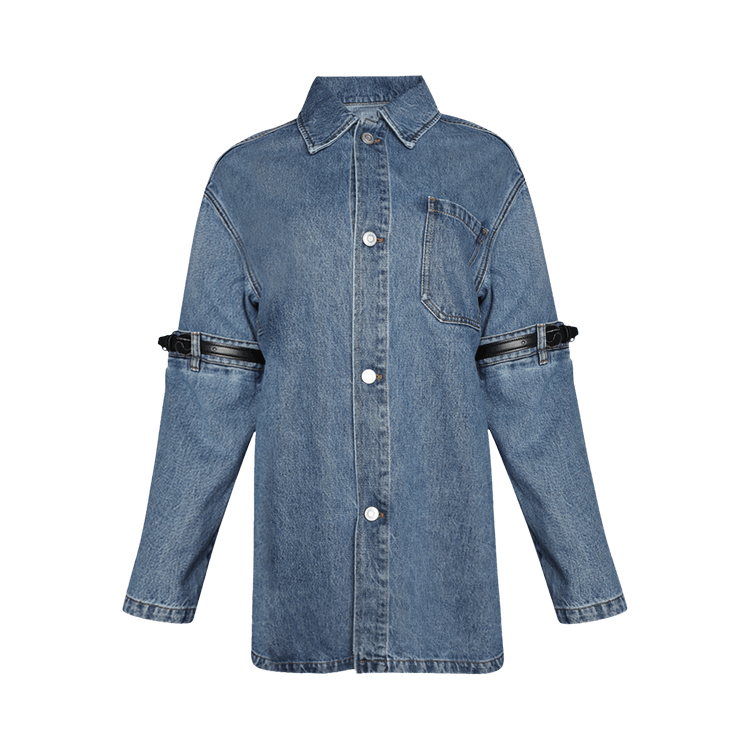 Coperni Open Elbow Jacket "Washed Blue"