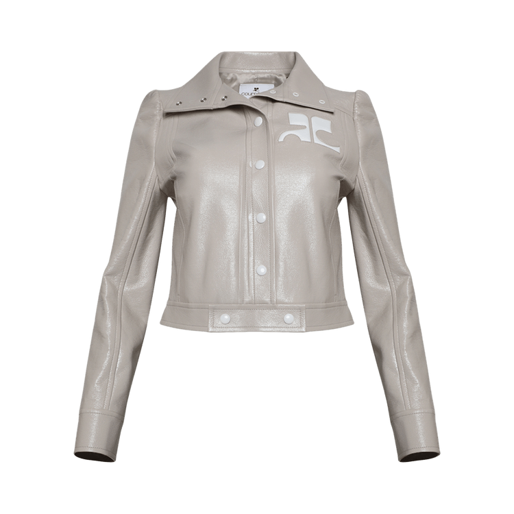 Courrèges Reedition Vinyl Jacket "Grey"