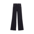 Lanvin Embroidered Flared Pants "Black"