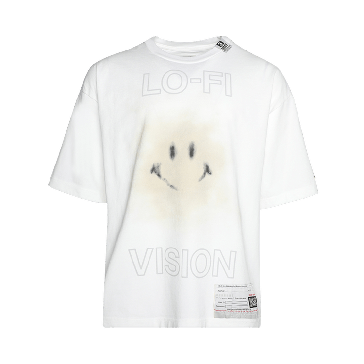 Maison Mihara Yasuhiro Smily Face Printed Tee "White"