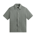 Kith Overdyed Patchwork Boxy Collared Overshirt "Reverie"