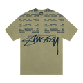 Stussy Locations Tee Pigment Dyed "Olive"