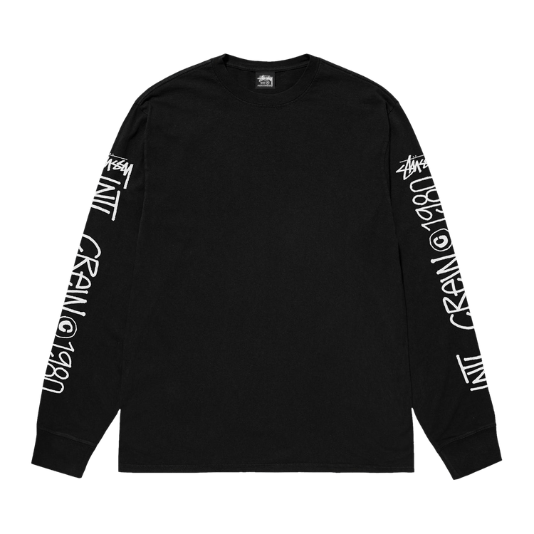 Stussy International Crew Long-Sleeve Tee "Black"