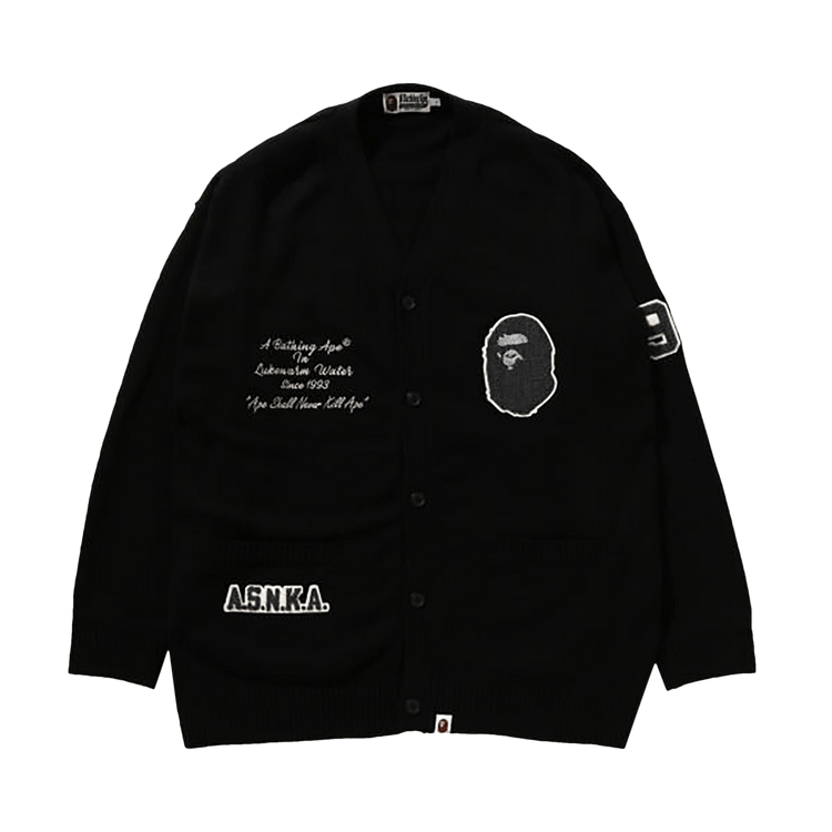 BAPE Knit Cardigan "Black"
