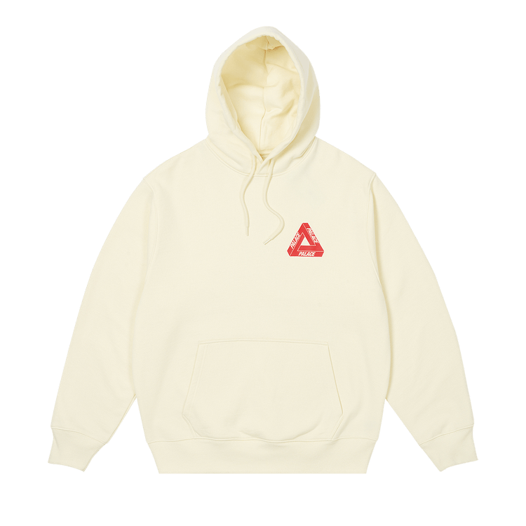 Palace Bit Grippy Tri-Ferg Hood "Soft White"