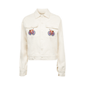 Bode Beaded Bicycle Jacket "Ecru/Multicolor"