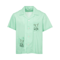 Bode See You At The Barnshort-Sleeveshirt "White/Green"
