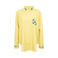 Bode Beaded Chicory Shirt "Yellow"