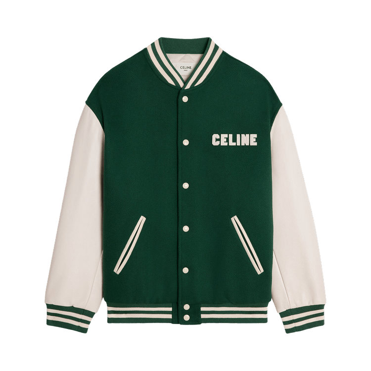 CELINE Teddy Loose Bi-Matiere Celine "Green"
