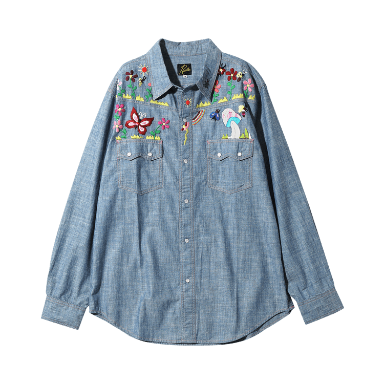 Needles Western Shirt "Blue"