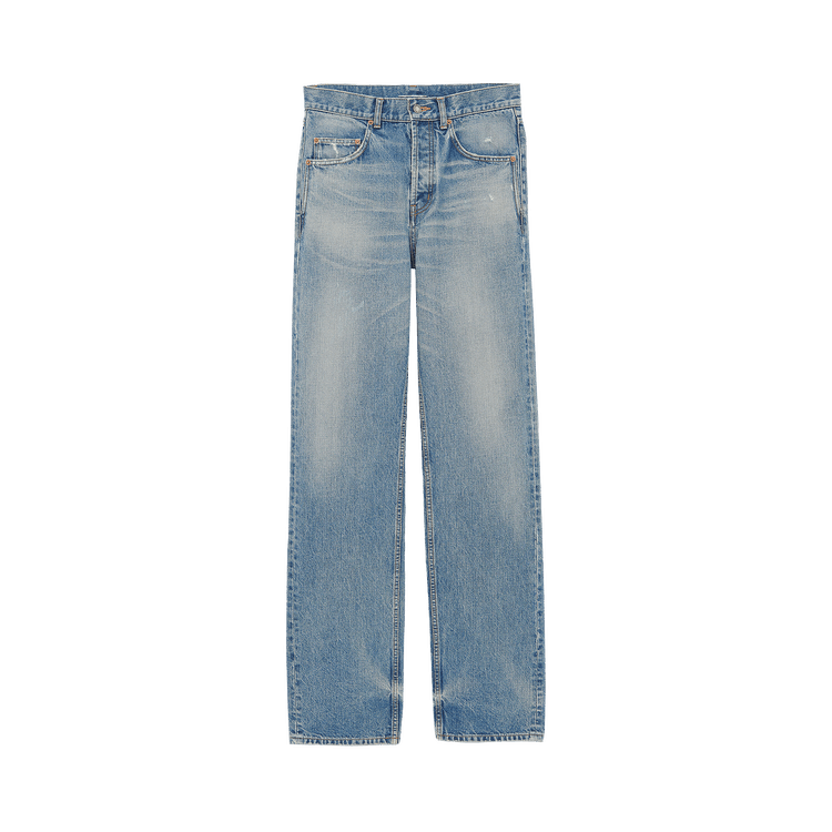 Saint Laurent Long Baggy Jeans "Charlotte Blue"