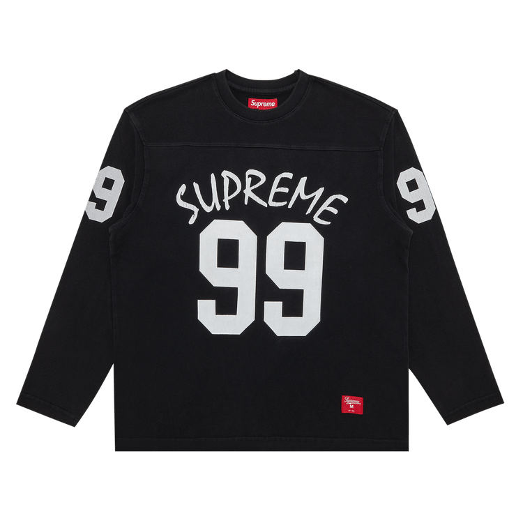 Supreme 99 Long-Sleeve Football Top "Black"