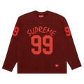 Supreme 99 Long-Sleeve Football Top "Maroon"