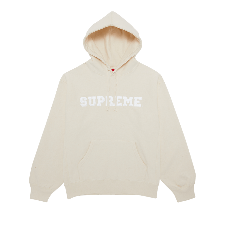 Supreme Collegiate Hooded Sweatshirt "Natural"