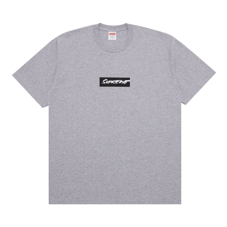 Supreme Futura Box Logo Tee "Heather Grey"