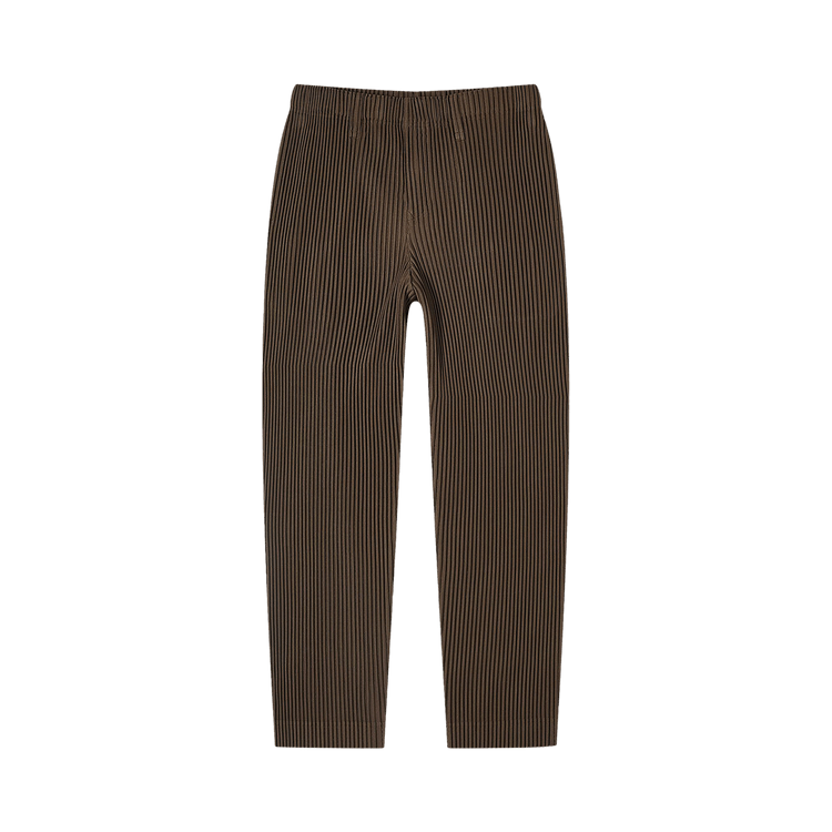 Homme Plissé Issey Miyake Tailored Pleats Pants "Dark Khaki"