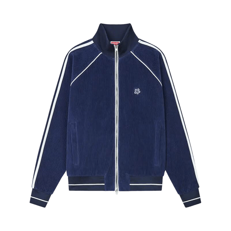 Kenzo Velvet Track Jacket "Midnight Blue"