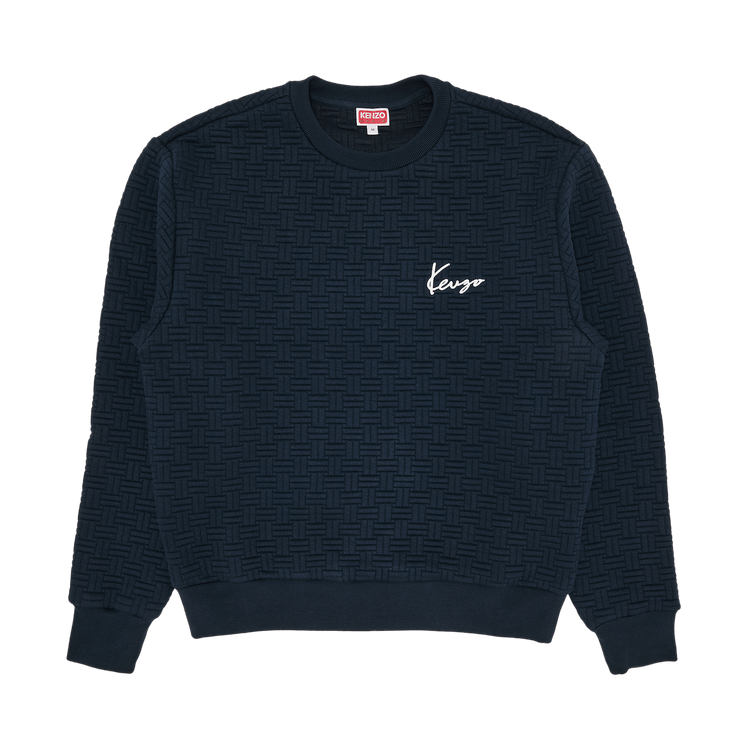 Kenzo Weave Classic Sweatshirt "Blue/Black"