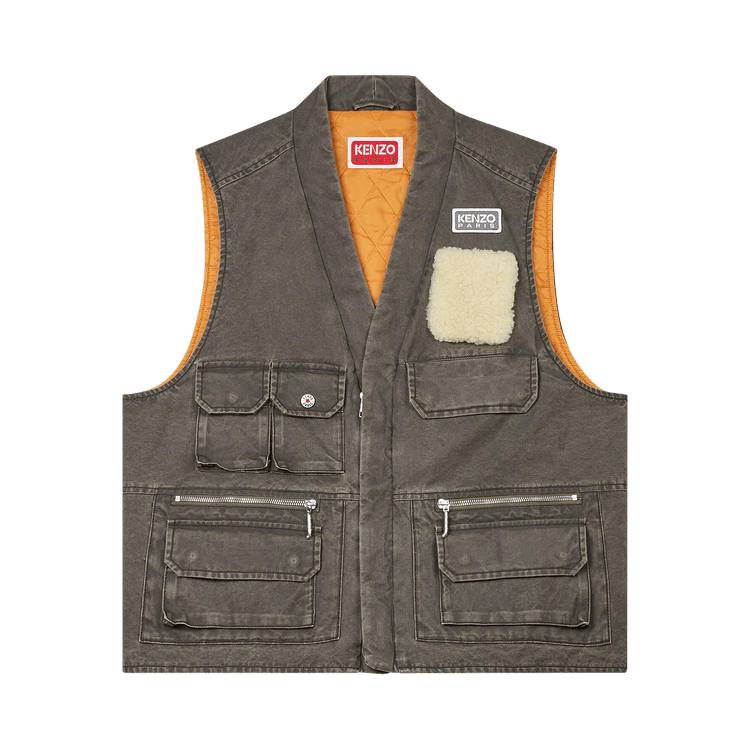 Kenzo Multipocket Gilet "Taupe"