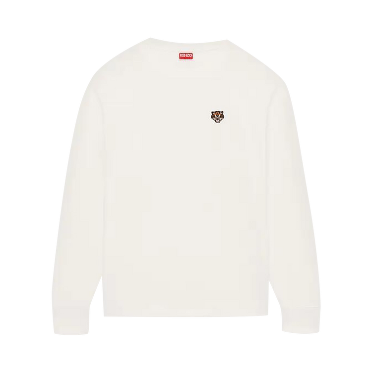Kenzo Lucky Tiger Long-Sleeve T-Shirt "Off White"