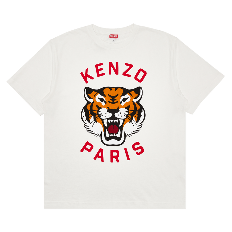 Kenzo Lucky Tiger Oversize T-Shirt "Off White"