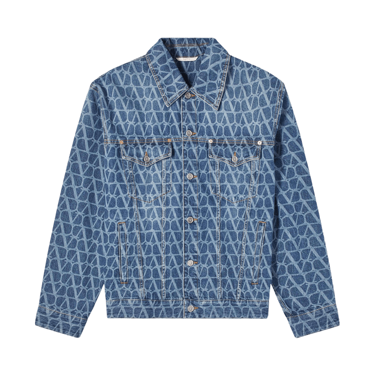 Valentino Toile Iconographe Denim Jacket "Blue"