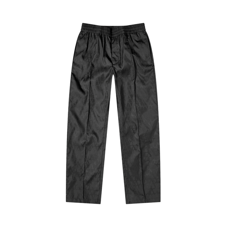Valentino Toile Iconographe High Waist Pants "Black"