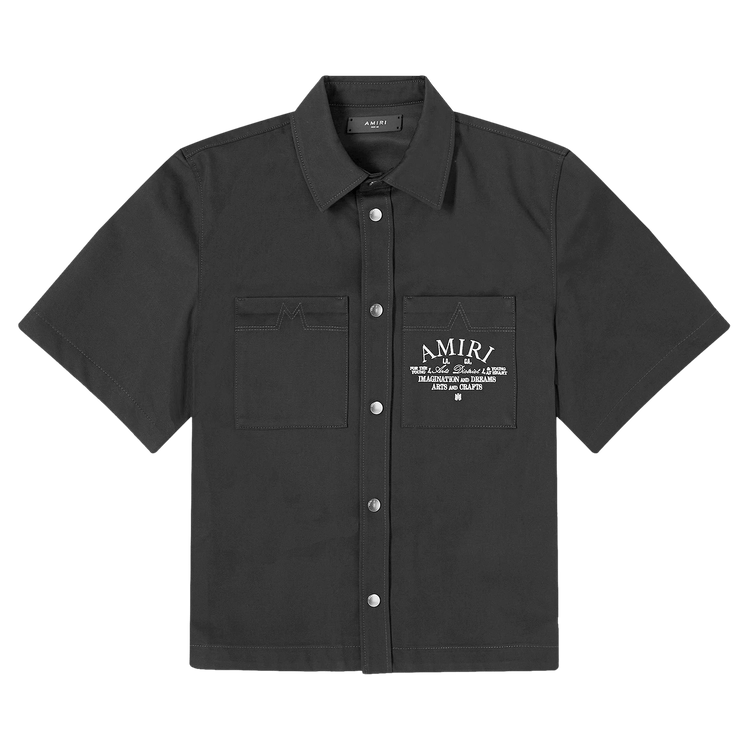 Amiri Arts District Camp Shirt "Black"