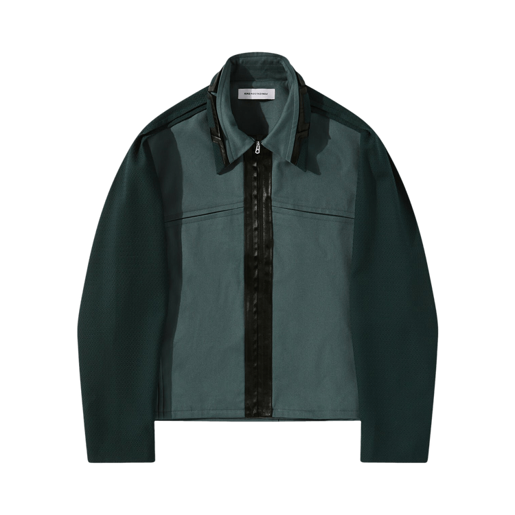 Kiko Kostadinov Ugo Blouson Jacket "Stone Grey/Deep Green/Ink Black"