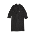 Saint Laurent Croise Coat "Black"